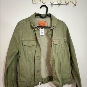Levi's Sage Green Denim Jacket
